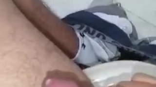 Corrida en el baño 