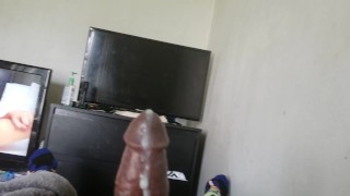 After shower POV Solo!!! Went crazy with lubricating my Dick
