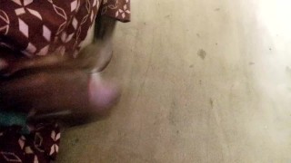 Quick strokes in a restroom