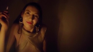 In the clouds - new smoking fetish series by Gypsy Dolores (slow motion)