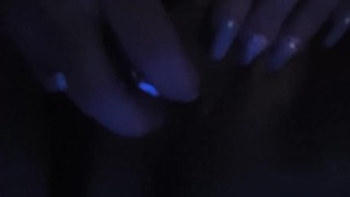 Milf loves to make pussy wet with toy