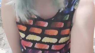 I shave my pussy and armpits in the bathroom