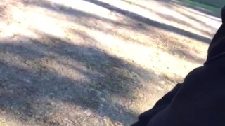 Public dick flashing at golf course 