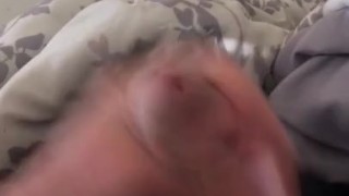 Morning Jack Off and Making Myself Cum In Bed 