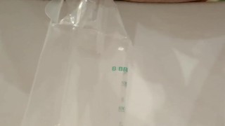 Selfie insert Actreen catheter with and removal with cum