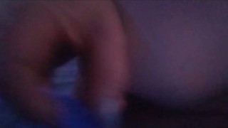 blush brush and my favorite purple dildo ass play and squirt
