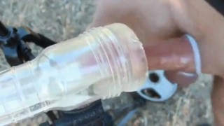 Intense Moaning Orgasm - Guy Dirty Talking And Fucking FlashLight