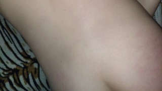 Anal with big dick. Teen girl take cock in her little tight asshole. 1080HD
