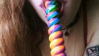This Clown Just Loves Sucking !!!! ( Sharkky Sunshine Nylon Blowjob Video )