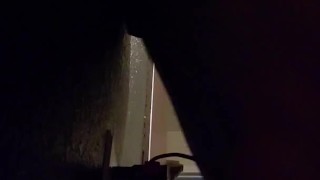 Milf fucks big dick against the wall