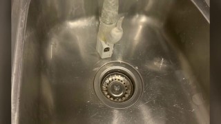 Washing my NEW dildo with FIREBALL cuz Covid made straight sell out