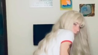 MILF rides her 8 inch dildo and you only get to see 12 seconds of it...