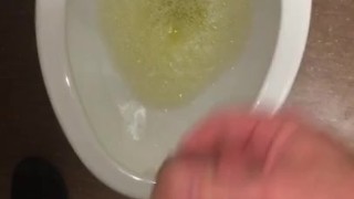 Had a really intense orgasm while at work on overtime after taking a piss