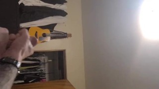 Beating the cock to death. Double handed stroke