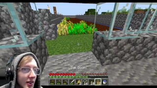 MINECRAFT - SINGLEPLAYER SURVIVAL (PART 2) | MOB BARRAGE!