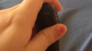 Hot teen playing with herself on snapchat