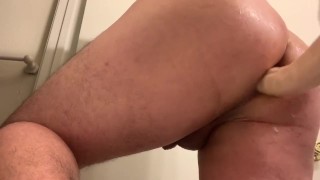 Pounding that ass with thick long double dong