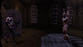 Citor3 SFM VR Bondage Games Big tits mistress femdom sissy dildo milking training