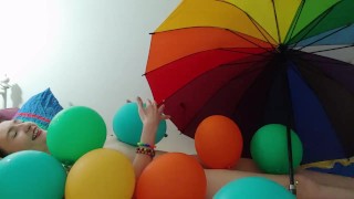 Balloons for Adults Foreplay Gypsy Dolores balloon fetish experiment