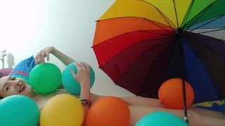 Balloons for Adults Foreplay Gypsy Dolores balloon fetish experiment