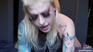 Inked teen Micky Bottenberg gets fucked like a slave