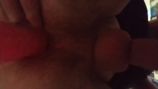 Teen rides masssive/big 9" dildo