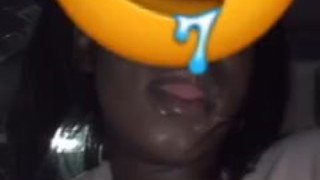 Playin with cum in my mouth 