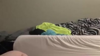 Riding and pussy playing 