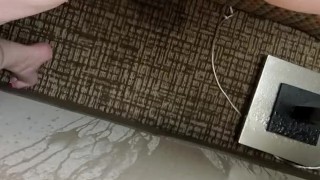 Morning piss in the corner