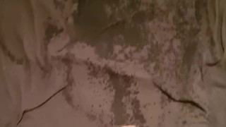 Pissing n jizzing in my bed