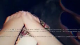 Snapchat MILF- Random Foot Clips- Car Foot Fetish Fun!
