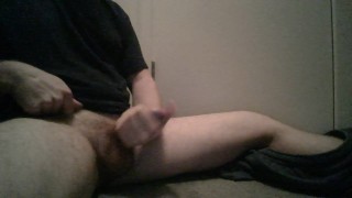 Black Shirt White Cock