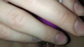 Bitch masturbates her pussy. Her legs caress eggs during masturbation. WOW!