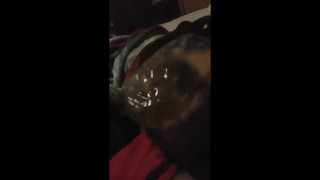 Using Super Sucker Masturbator. Gift from my girlfriend 