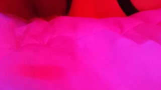 Milf squirts on step sons bed