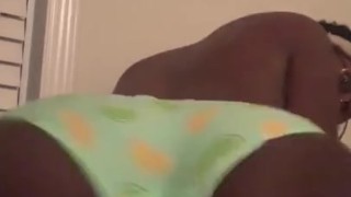 Half naked twerk