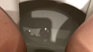 Public Masturbation Leads To Intense Orgasm in School Bathroom