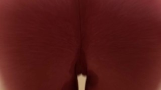 Blonde BOUNCY tit babe pisses in tight pants - pics after (ass & feet view)