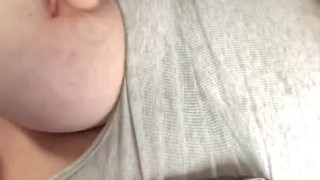 I love playing with my bit tits 