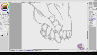 Sequential Body Pillow - Speedpaint (Commission)