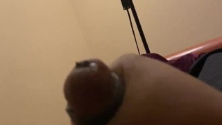 Big dick, jerking off solo