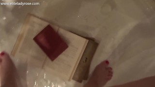 peeing over my books