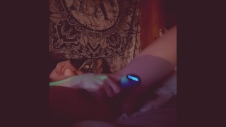 Alternative Girl Struggling to Keep Quiet While Masturbating