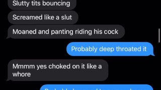 Sexting Husband Teasing His Cuckold Dick