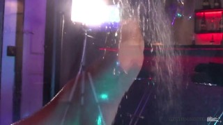 Wet nylon soles in the shower