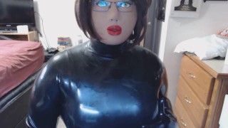 Sissy RubberDoll Brenda Begs For You To Cum On It's Tits!