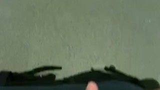 Touching My rock hard cock in the toilets with huge cumshot 