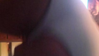 Chubby ebony twerks with soaking wet pussy