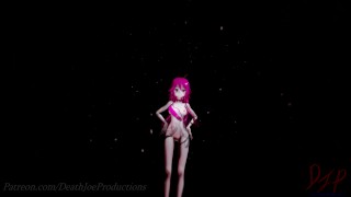 MMD R18 nude Pink Yamakaze ( Good Night Kiss ) 119