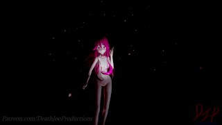 MMD R18 Nude Pink Yamakaze ( Wiggle Wiggle ) 121